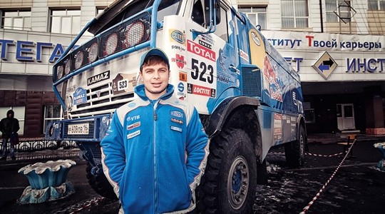 КАМАЗ в Тюмени. За рулем легенды