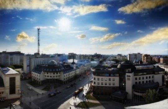Необычное поздравление ко Дню города