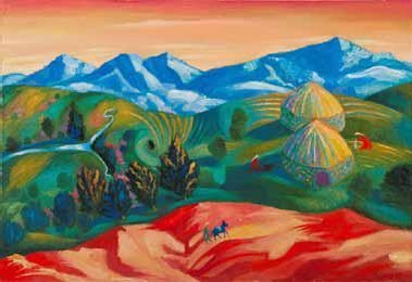 Оазис. Х/м. 100х70, 2012 г.