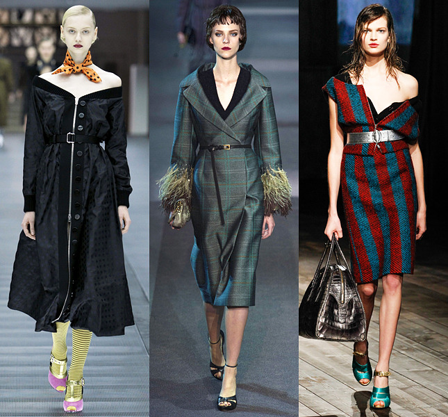 Miu Miu, Louis Vuitton, Prada