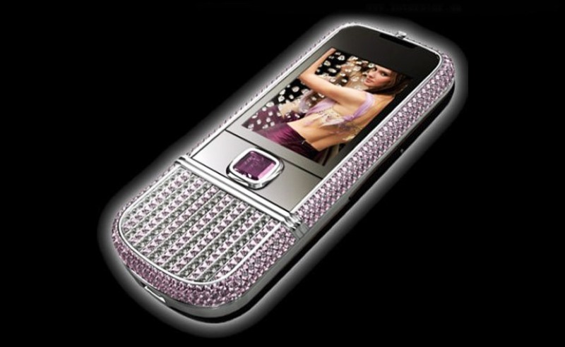 Nokia 8800 Arte Pink Diamonds 1