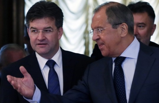 Пресс-конференция глав МИД России и Словакии