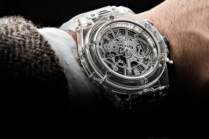 Прозрачные намерения Hublot 