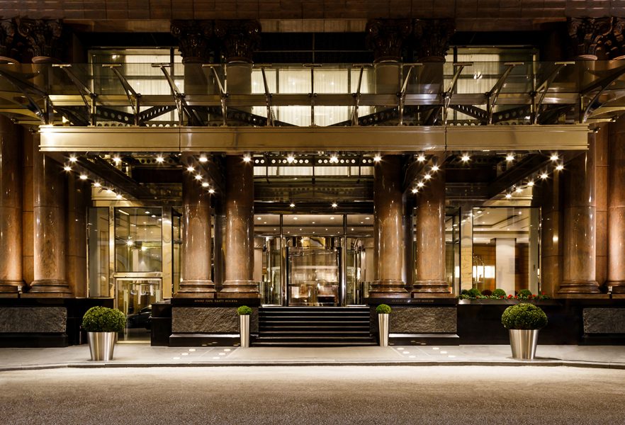 Ararat-Park-Hyatt-Moscow-Exterior-Night
